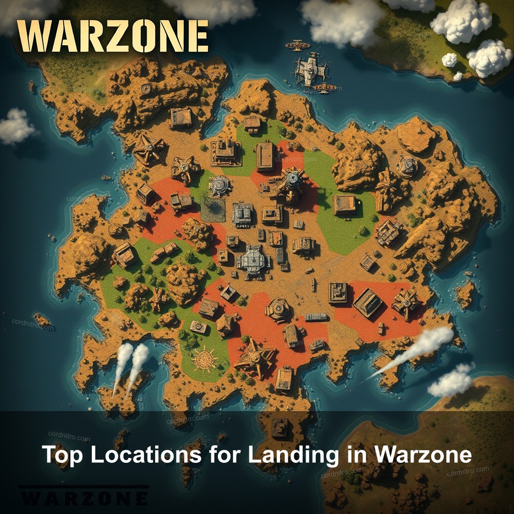 Top Locations for Landing in Warzone