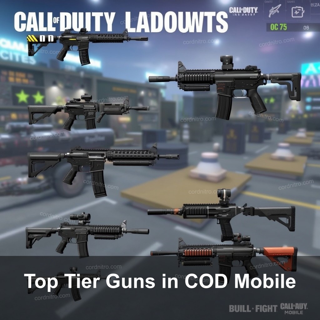 Top Tier Guns in COD Mobile