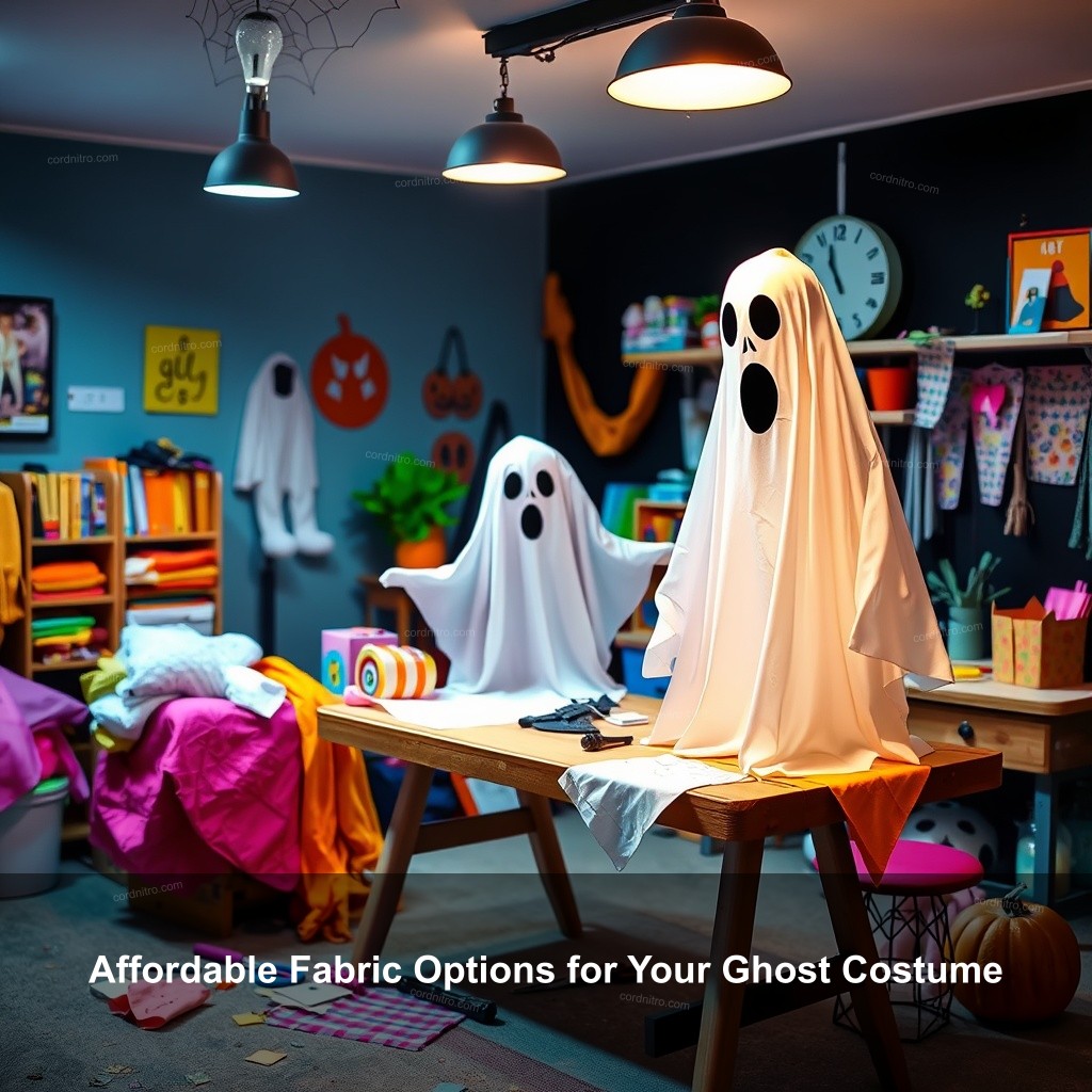 Affordable Fabric Options for Your Ghost Costume