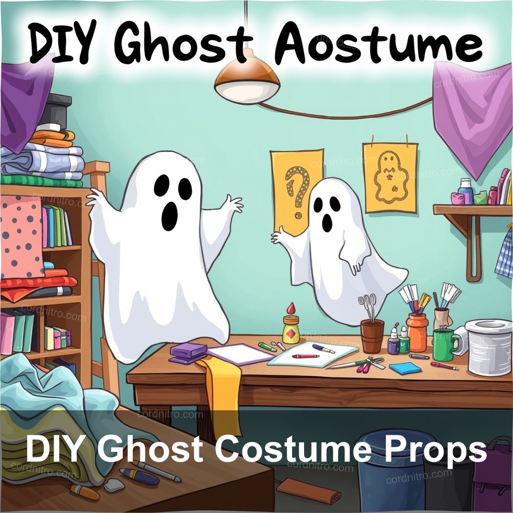 DIY Ghost Costume Props