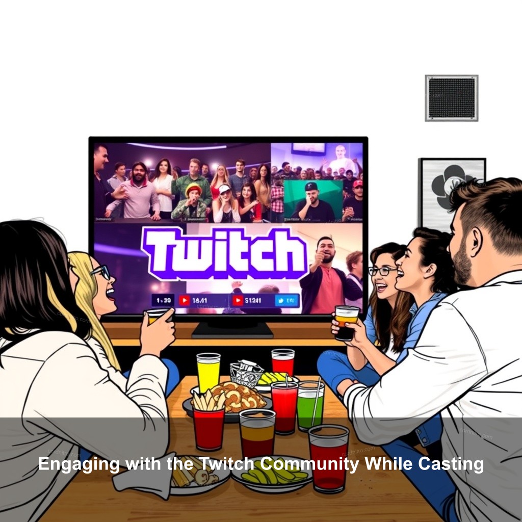 Engaging with the Twitch Community While Casting