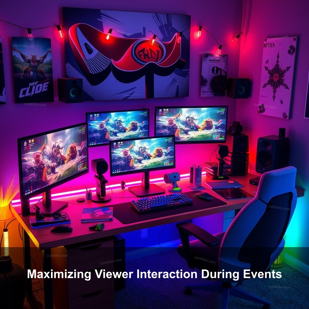 Maximizing Viewer Interaction During Events