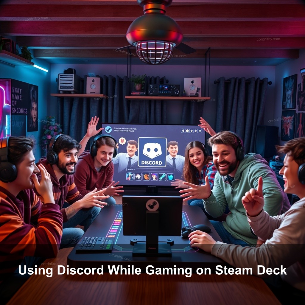 Using Discord While Gaming on Steam Deck