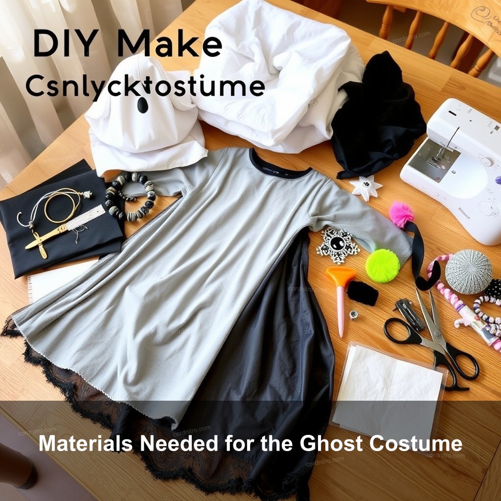 Materials Needed for the Ghost Costume