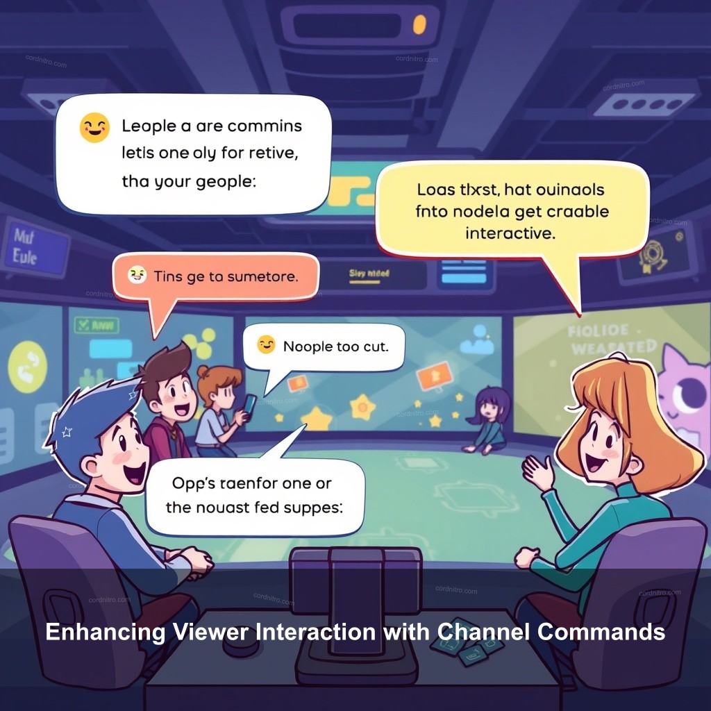 Enhancing Viewer Interaction with Channel Commands