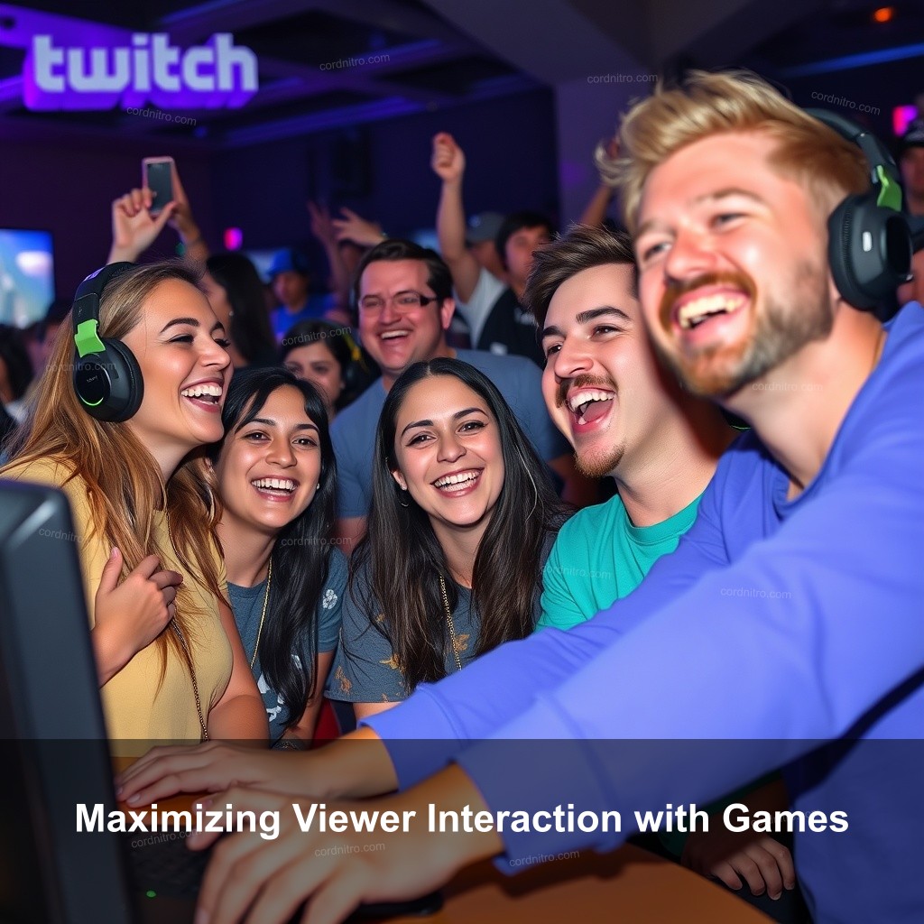 Maximizing Viewer Interaction with Games