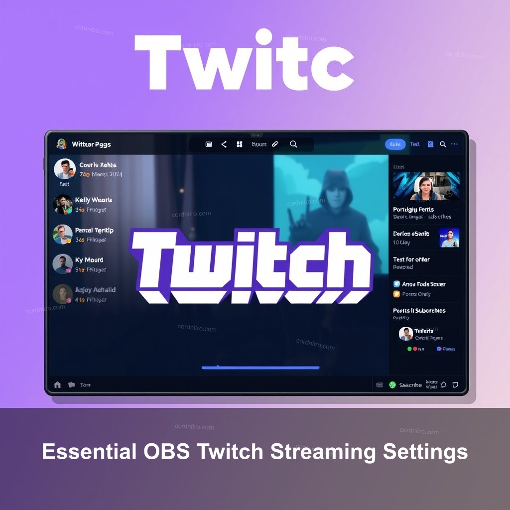 Essential OBS Twitch Streaming Settings