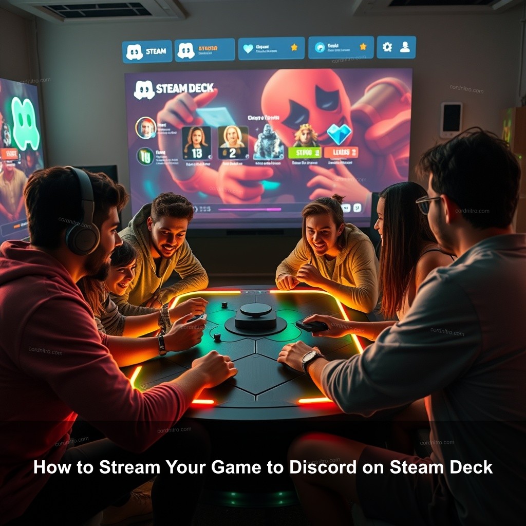 How to Stream Your Game to Discord on Steam Deck