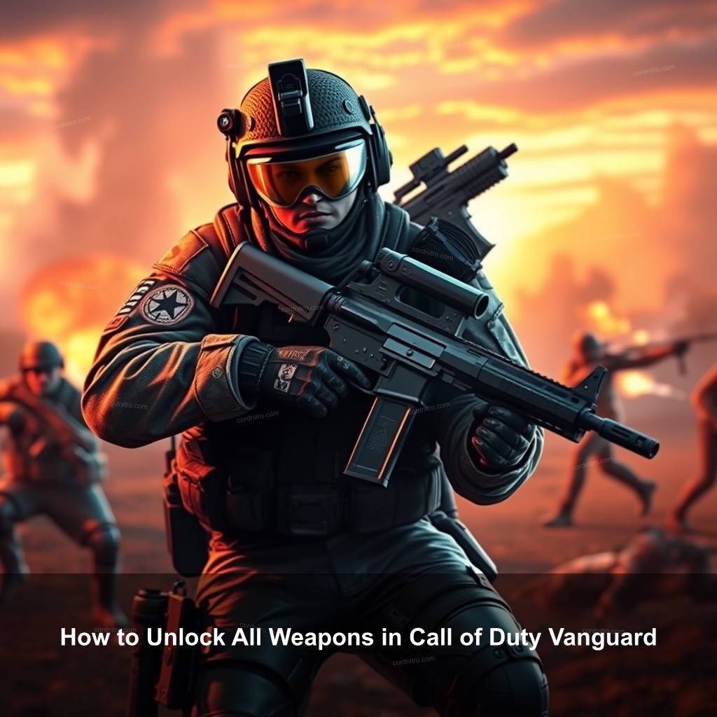 How to Unlock All Weapons in Call of Duty Vanguard