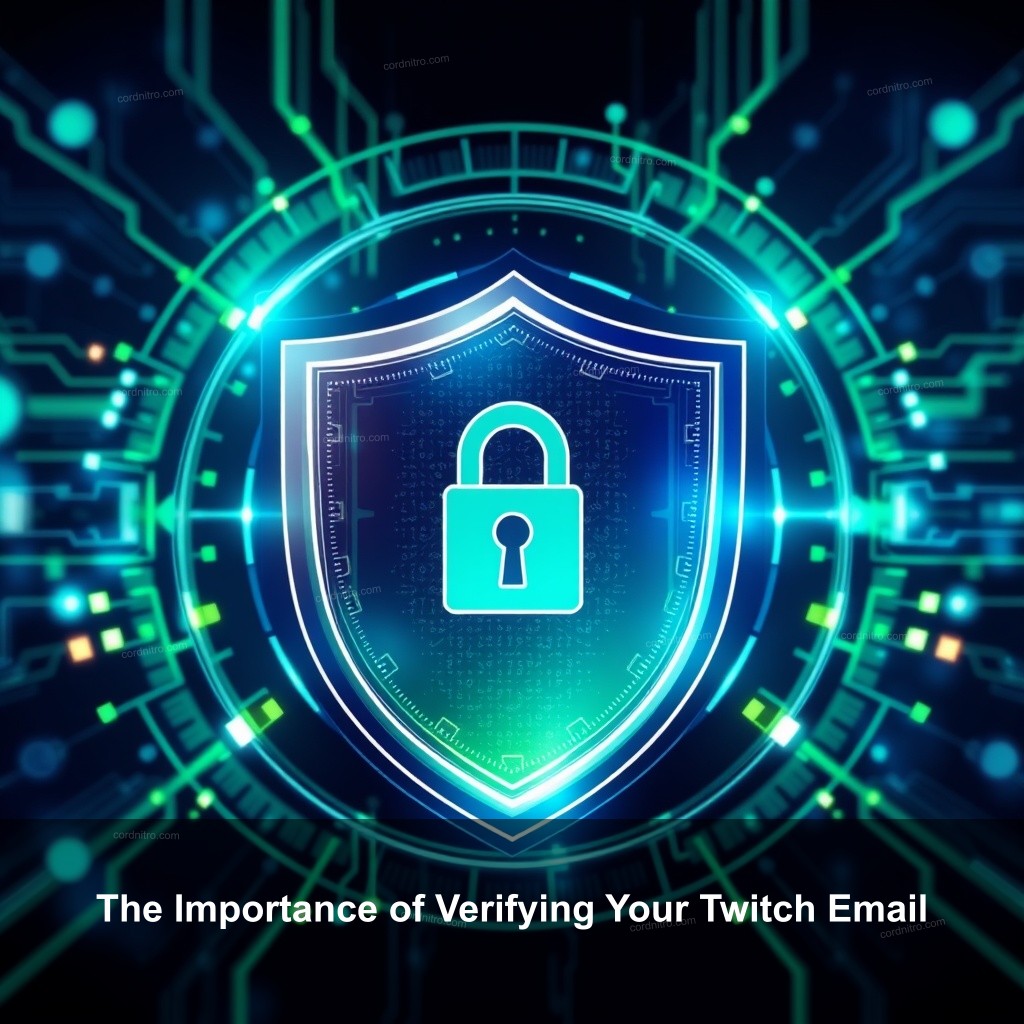 The Importance of Verifying Your Twitch Email