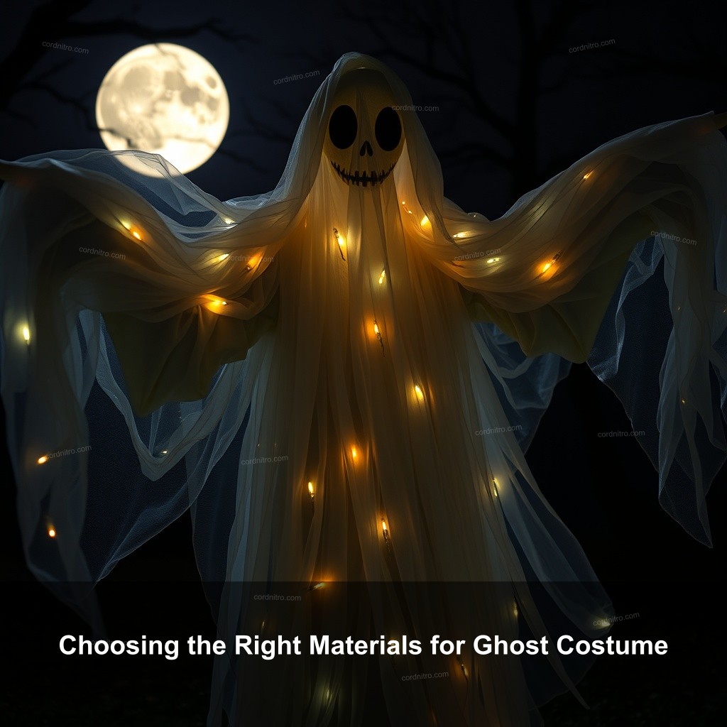 Choosing the Right Materials for Ghost Costume