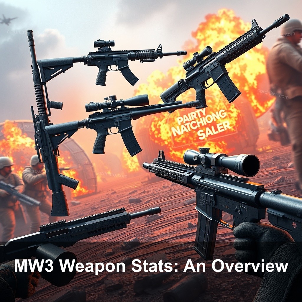 MW3 Weapon Stats: An Overview